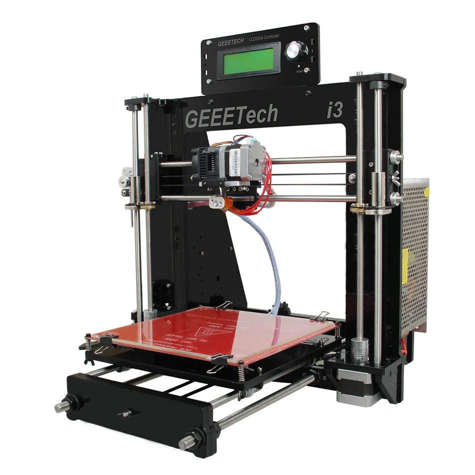 Geeetech Open Source 3D Printer 8MM Acrylic Frame Reprap i3 Pro DIY Kit Support Multi Materials LCD2004 Geeetech Open Source 3D Printer 8MM Acrylic Frame Reprap i3 Pro DIY Kit Support Multi Materials LCD2004