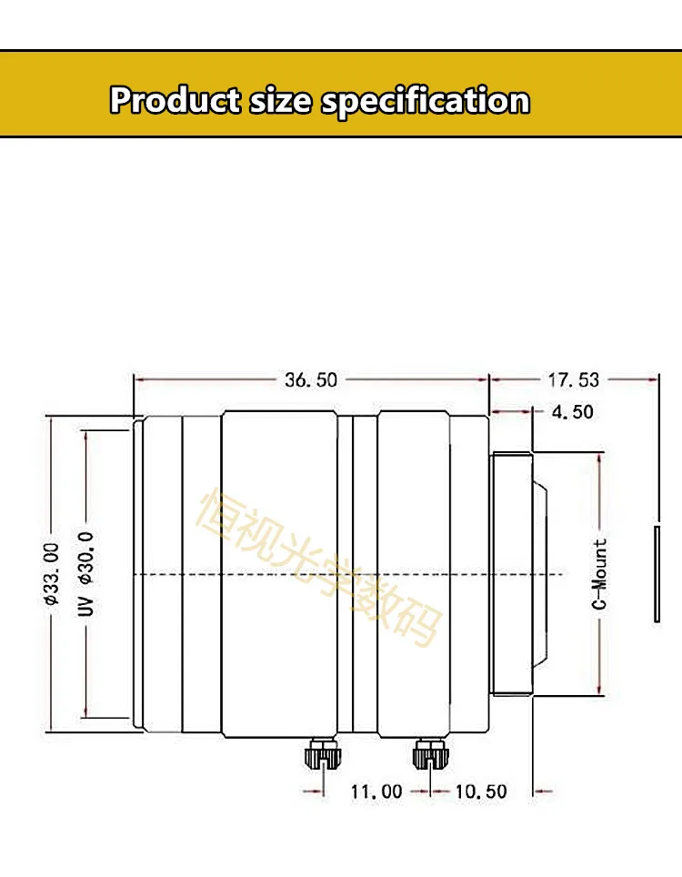 Product size specification