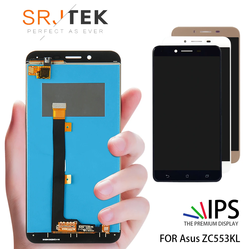 

Black/White/Gold 5.5 inch For Asus ZenFone 3 Max ZC553KL LCD Display + Touch Screen Digitizer Assembly Replacement