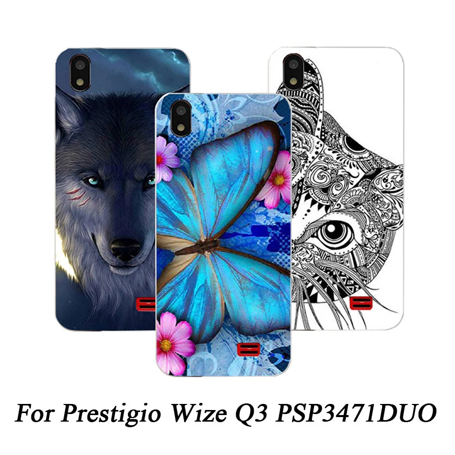 Новое поступление цветной чехол для Prestigio Wize Q3 PSP3471DUO Мягкая силиконовая задняя