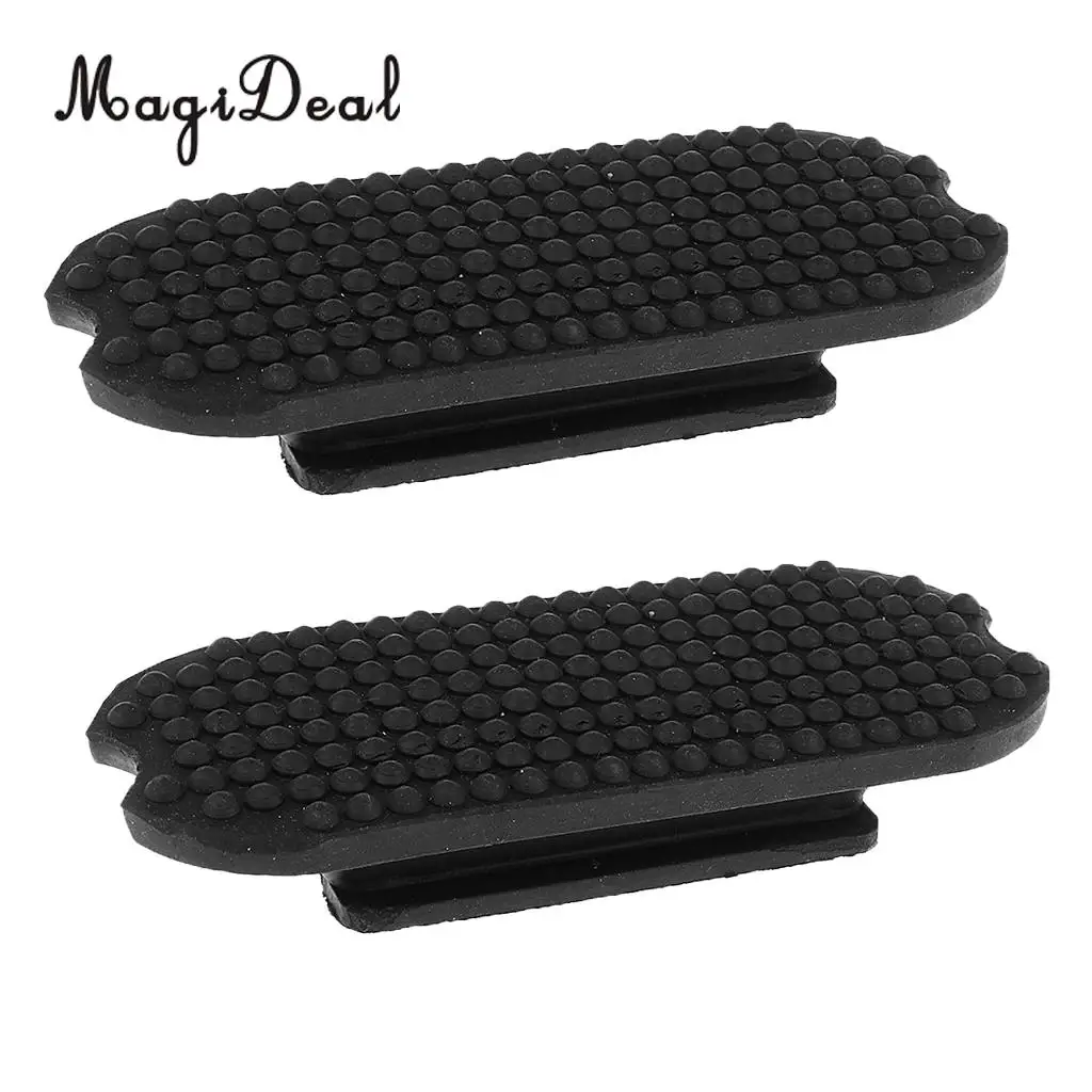 

MagiDeal 4.7" Horse Riding Replacement Rubber Stirrup Pads Tread Equestrian Accessories