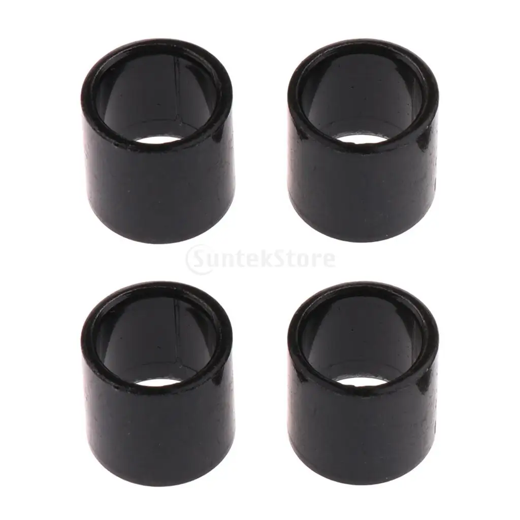 4pcs Durable Aluminum Longboard Skateboard Bearing Spacers 10mm x 10mm
