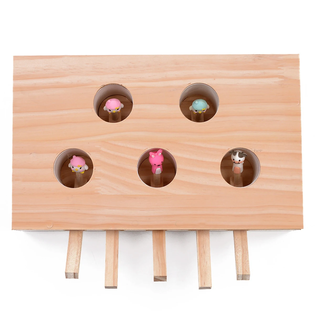 Cat Toys Interactive Catch Mouse Game Cats Toy Pet Supplies Wood Kitten Cat Christmas Wooden Mice & Animal Toys Treat Products