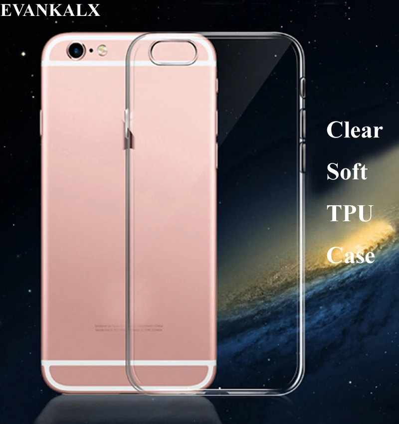Ультратонкий прозрачный силиконовый чехол Kisstop для iPhone 6 6s X XS Max XR 7 8 Plus мягкая