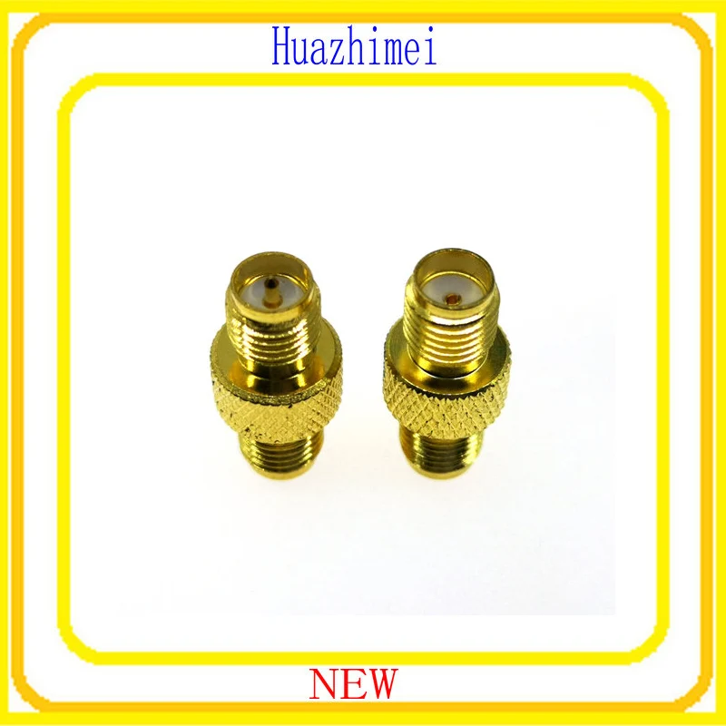 

2PC New RF SMA Adapter SMA female to Female Male to Female Switch Female coax connector coupler Straigh