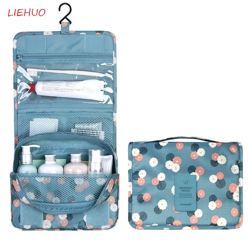 

Man Women Travel Cosmetic Bag Neceser Waterproof Portable Polyester Hanging Wash Bag High-capacity Wash supplies Organizer 30