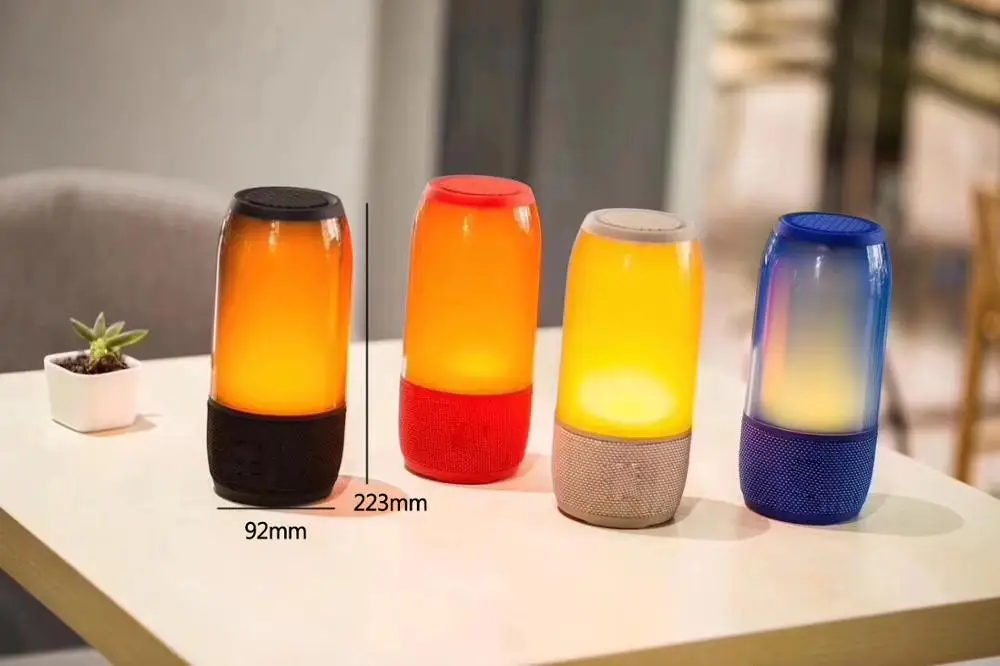  LED OutdoorBluetooth Speaker Portable Bicycle Wireless Bluetooth Hand Speaker Column BDF Dynamics Sound Box for cell phone (22)