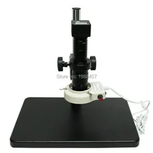 Industria de Microscopio Digital de 2.0MP Cámara de Vídeo USB Output + 10X-180X c-mount Lente + 56 Anillo de Luz LED + Soporte ajustable