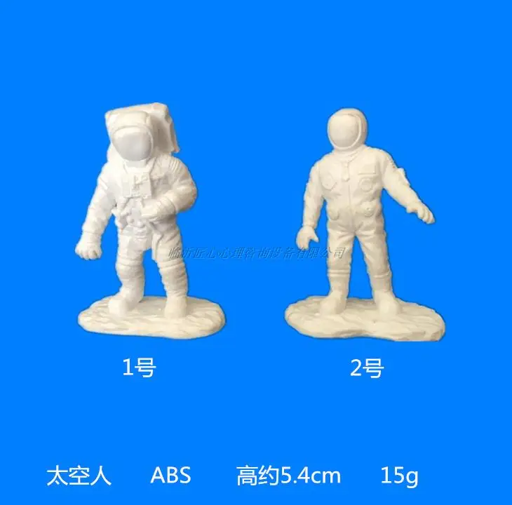 

no paint Figure Dolls astronaut DIY white mold 2pcs/set