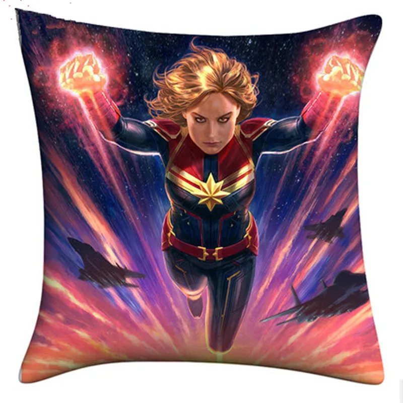 كابتن أمريكا 4 الكابتن المعجزة الخلفي وسادة الإبداعية القماش الفن وسادة مكتب غطاء وسادة خصر أريكة سيارة غرفة المعيشة ديكور M864