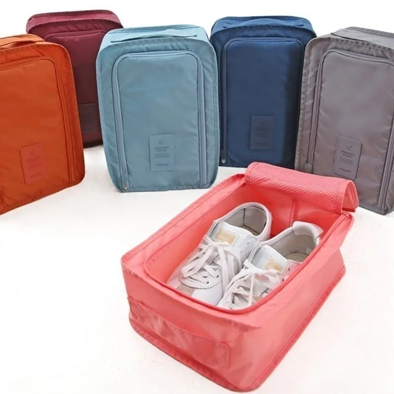 Travel Pouch Storage Bag  Zipper Bag Waterproof Laundry Shoes Hanger  Hanging Organizer Zip Lock Home Storage (2)