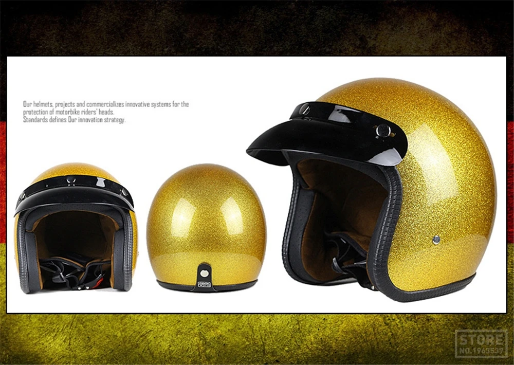 Moto rcycle шлем для мужчин casco moto Ретро Винтаж круизер чоппер Скутер Кафе Racer Cascos moto шлем 3/4 открытый шлем