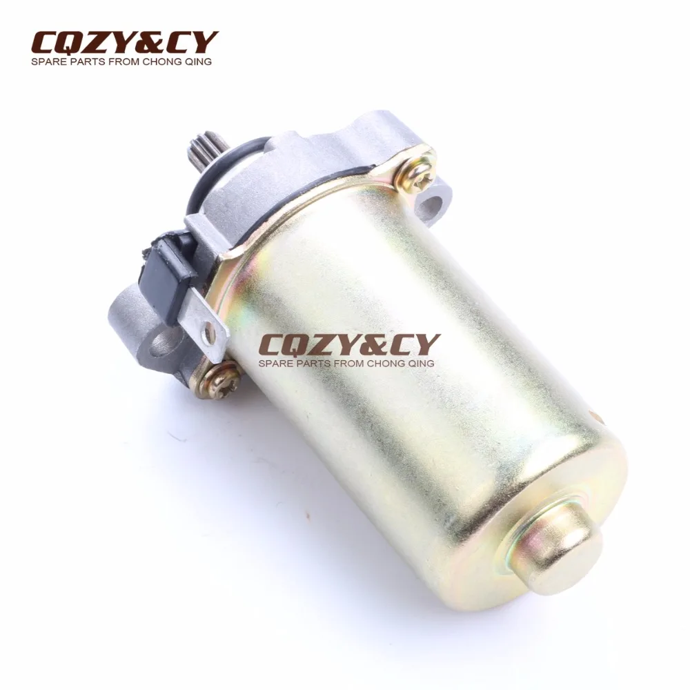 10 зубьев электродвигатель для PIAGGIO Fly 50 Liberty50 Nrg Purejet Vespa Lx Zip 50cc 4T 96921R|50cc starter motor|motor