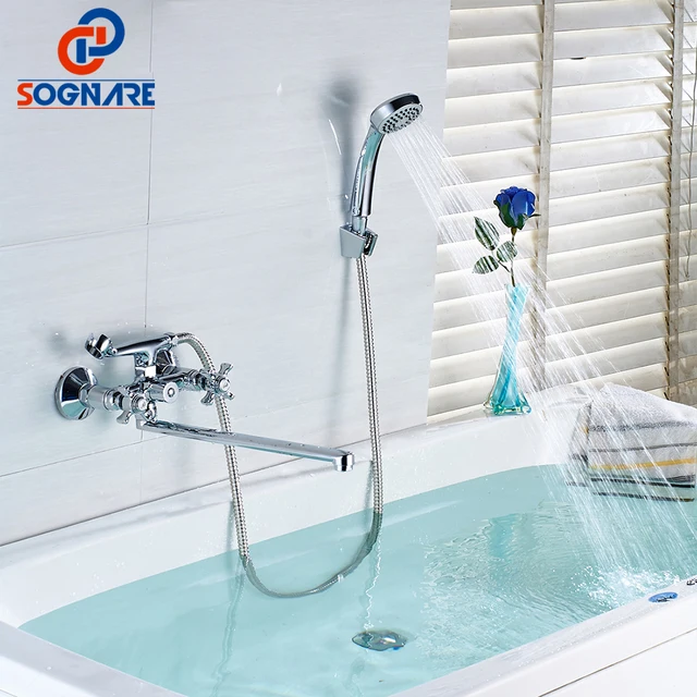 SOGNARE Parete Doccia Rubinetto Set 35 cm In Acciaio Inox Naso Lungo ... SOGNARE Parete Doccia Rubinetto Set 35 cm In Acciaio Inox Naso Lungo ...