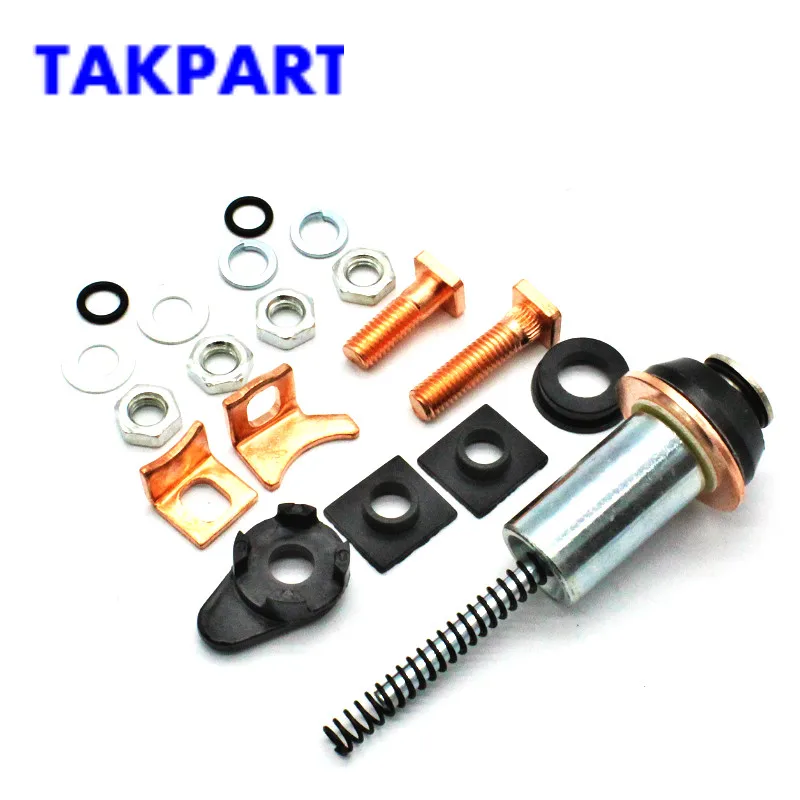 

TAKPART For Land Rover Discovery Defender TD5 2.5 Diesel Starter Motor Repair Fix Kit 228000-7220 NAD101240