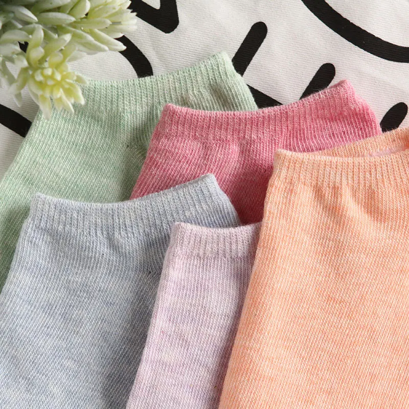 LNRRABC/Новинка 2018 года, носки-башмачки, повседневные универсальные Носки ярких цветов, 1 пара, модные носки для девочек, цветные хлопковые