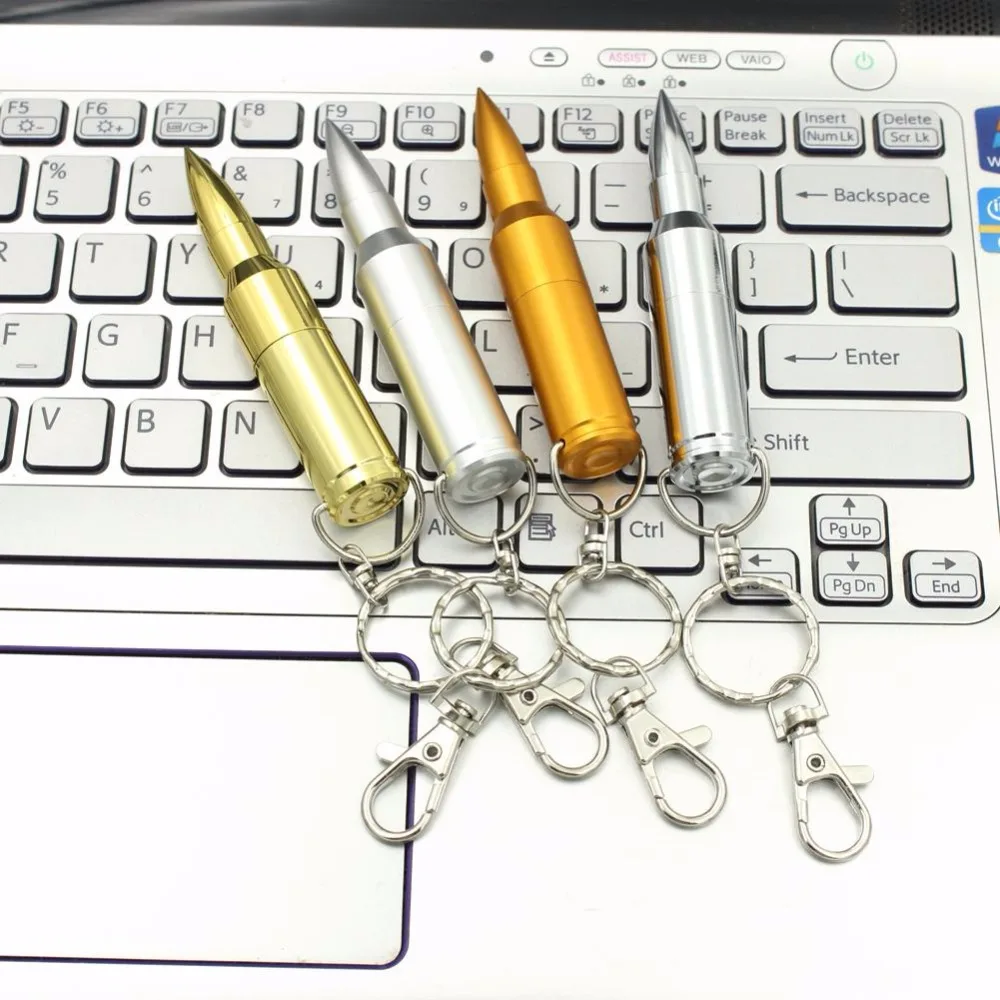 High quality funny gifts Metal Bullet shape usb 3 0 flash font b drive b font
