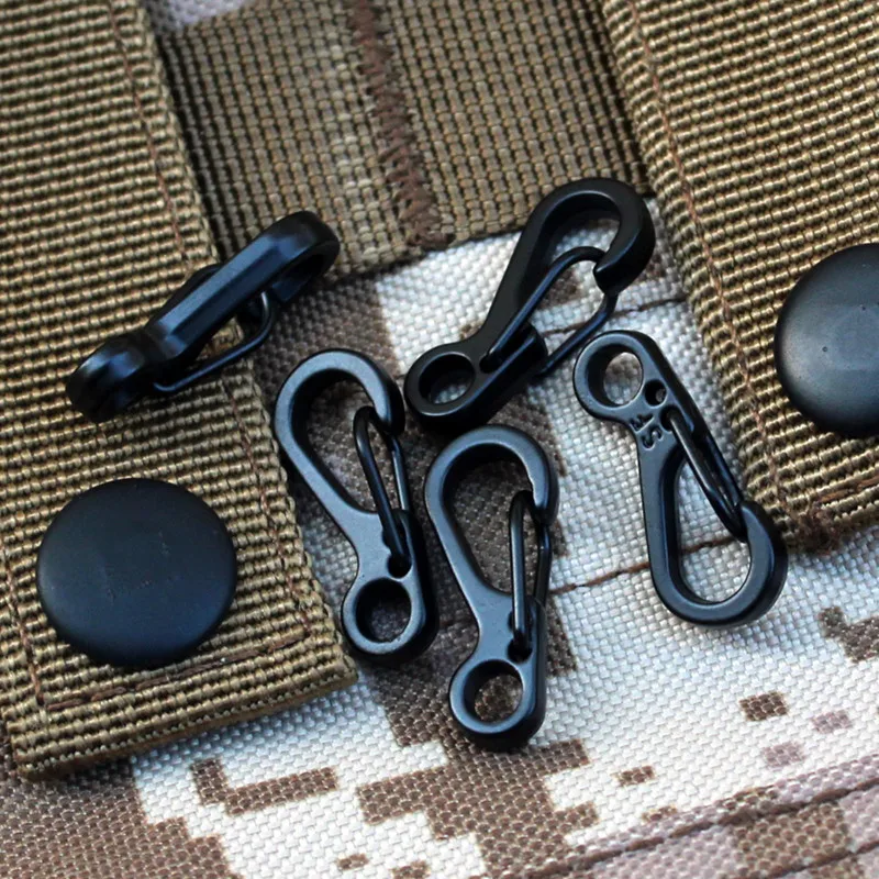 9PC Edc Snap Spring Clip Camping Hiking Hook Carabiner Camping ... 9PC Edc Snap Spring Clip Camping Hiking Hook Carabiner Camping ...