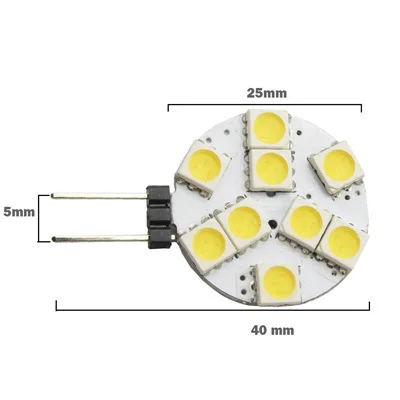 Оптовая продажа 1 Вт 3 G4 светодиодный 5050 SMD 360 градусов белая морская лампа для