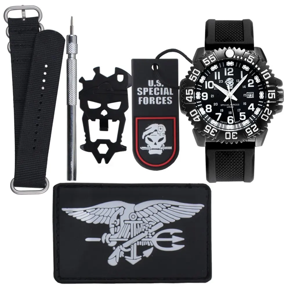 Часы-браслет для выживания, водонепроницаемые часы для мужчин и женщин, Походные Военные Тактические снаряжение, инструменты для кемпинга
