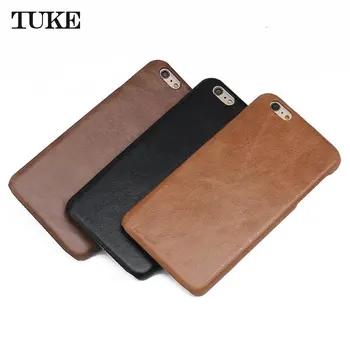 

TUKE Matte Case For iPhone 6s Plus 6 S Plus Cover Genuine Leather Luxury Back Capa For Apple iPhone 6 Plus Cases Fundas Cover