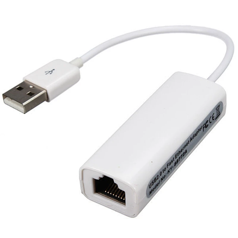 

USB 2.0 to RJ45 LAN Ethernet Network Adapter For Apple Mac MacBook Air Laptop PC
