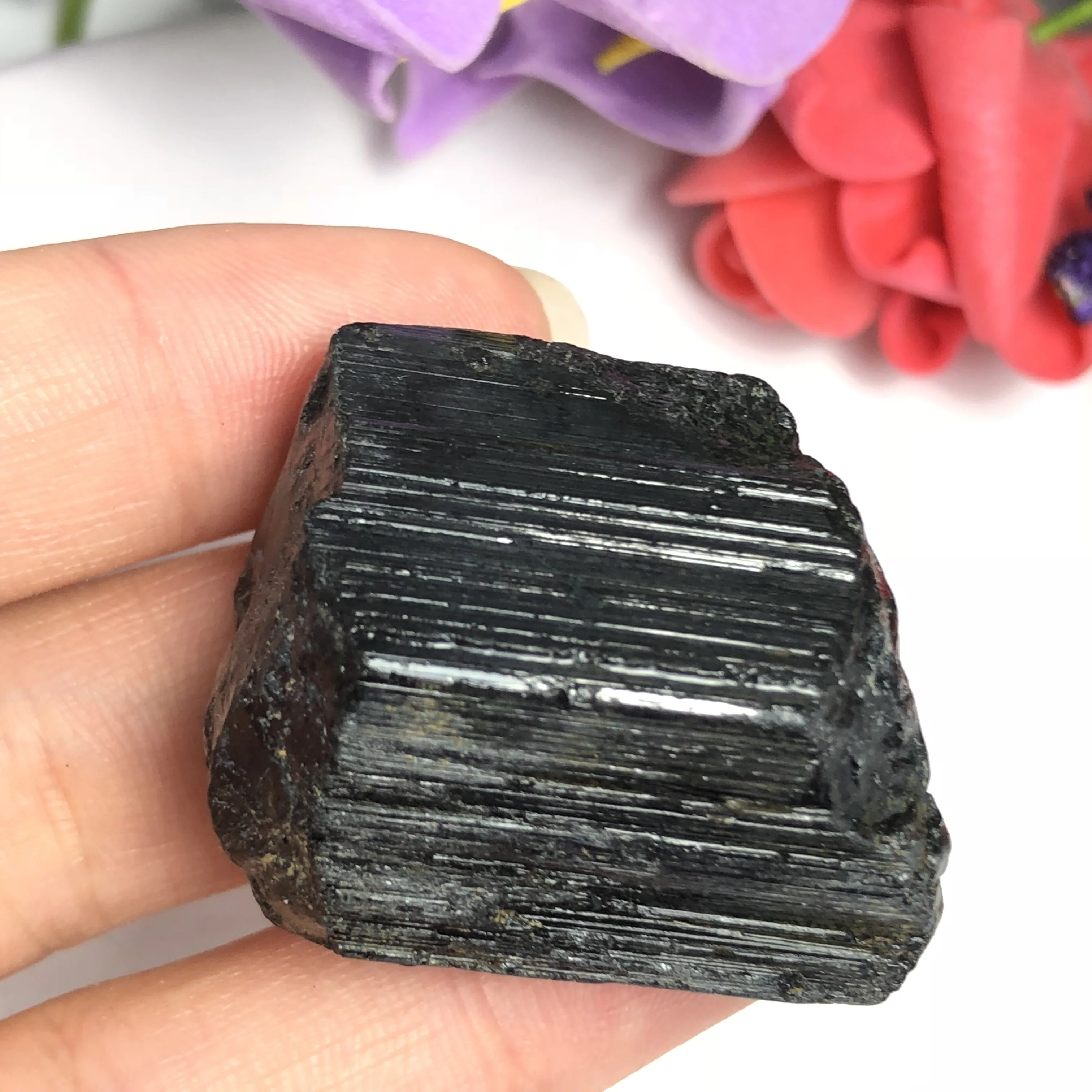 

Raw Black Tourmaline Mineral Specimen Chakra Crystal Metaphysical