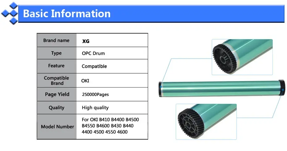 3X высококачественный Корейский совместимый фотобарабан Замена для OKI B410 B4400 B4500 B4550 B4600 B430 B440 4400 4500 4550 4600 принтер