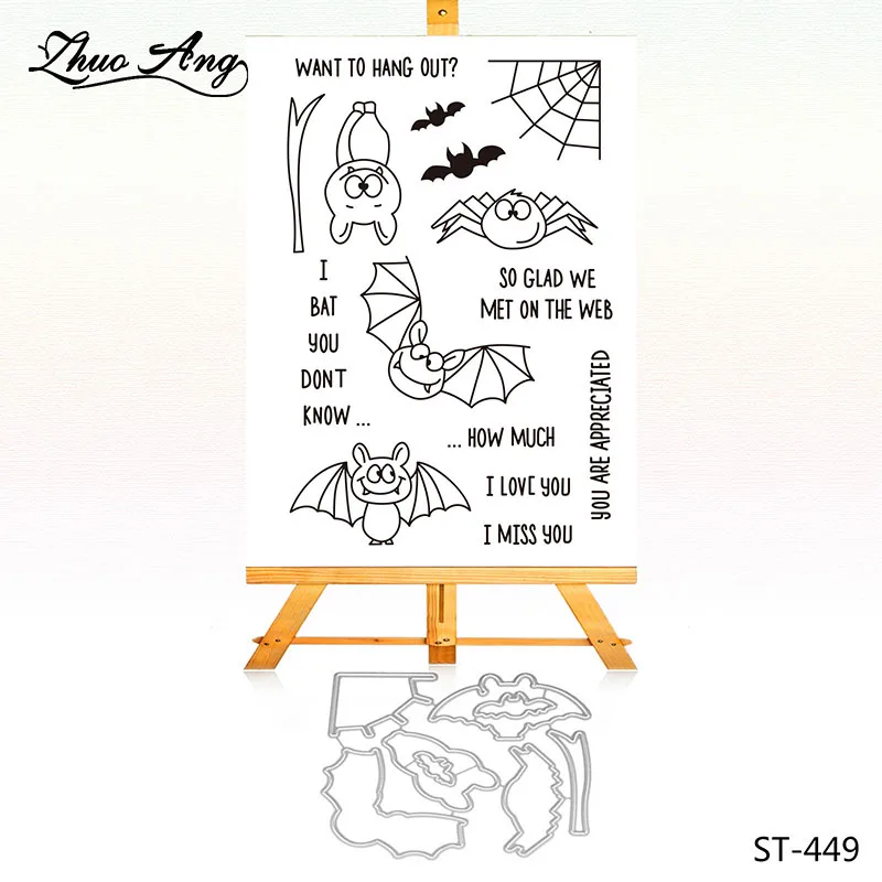 

Zhuoang STCD449 dies Clear Stamps / Silicone Seals and cutting dies for DIY scrapbooking photo album die cutter
