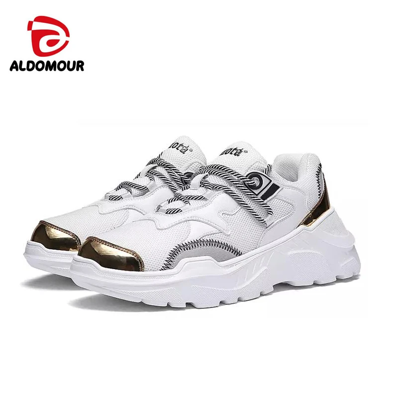 

ALDOMOUR Running Shoes Sneakers Sport Shoes Designer Lace-Up Breathable Free Run Mens Zapatillas Hombre Mujer Big Size 39-44 Ljl