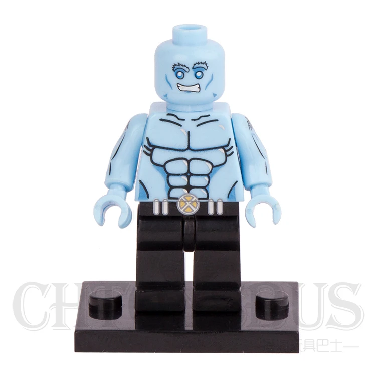 Iceman Робер Бобби с базой X MEN Apocalypse Marvel Super Heroes модель Мстителей строительные