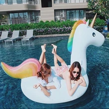 270x140cm toys inflatable swimming pool toys unicorn swim ring pools adult kids baby toys large animal swimming pools