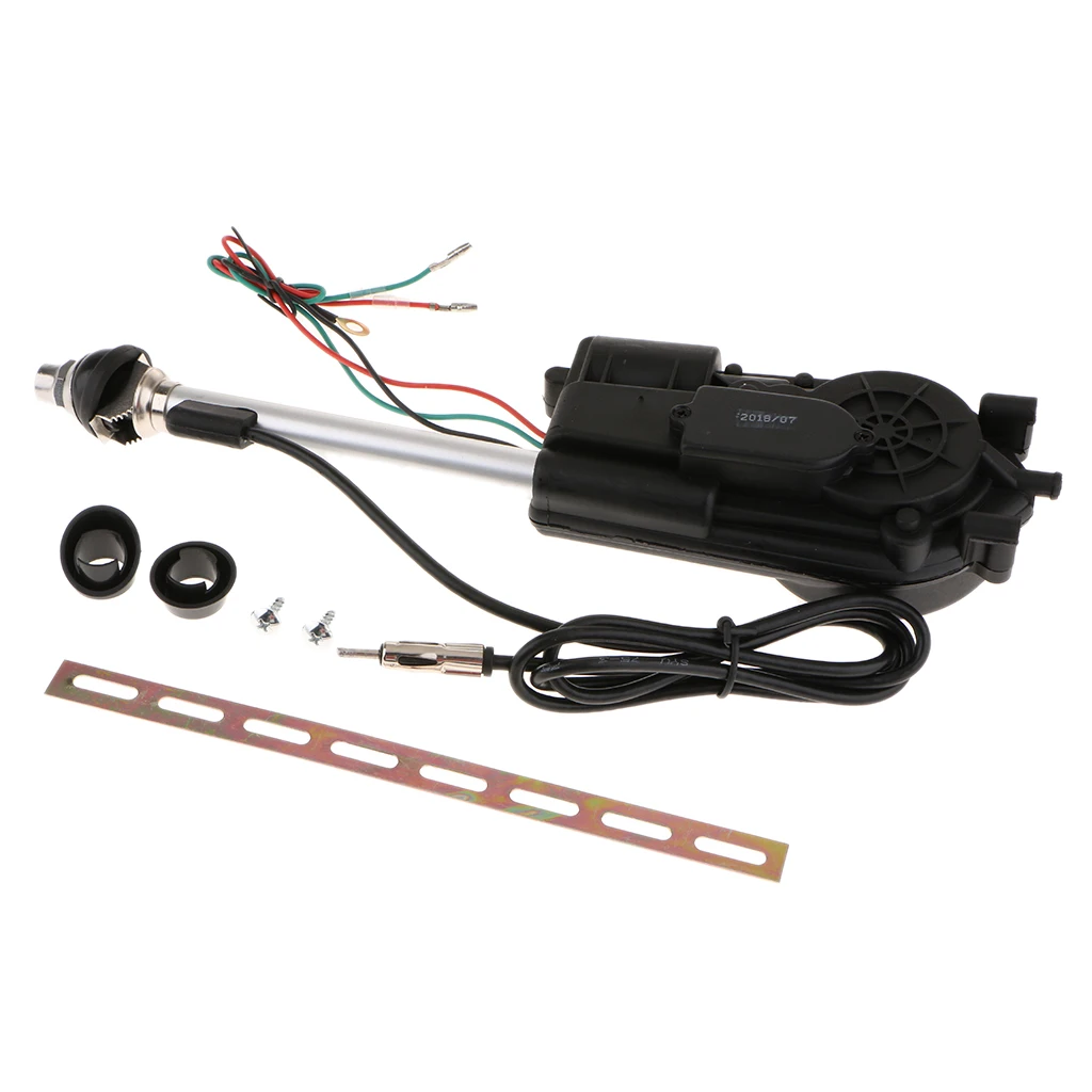 Universal Car Antenna Electric Power Auto Aerial Auto AM FM Radio Kit 12V Kit de antena trousse d'antenne Auto Replacement Parts Universal Car Antenna Electric Power Auto Aerial Auto AM FM Radio Kit 12V Kit de antena trousse d'antenne Auto Replacement Parts