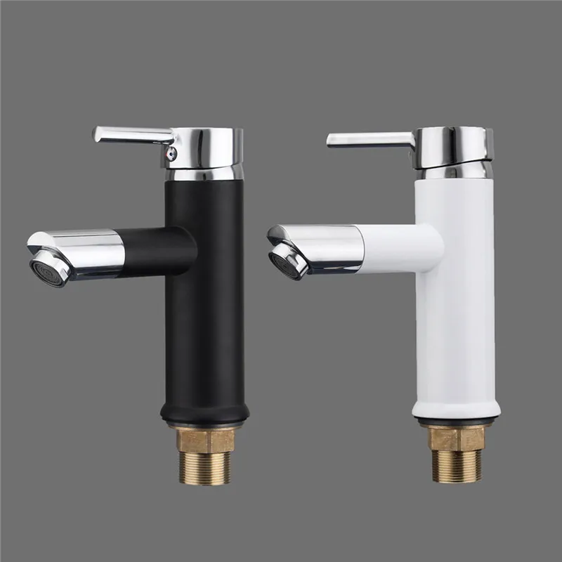 

Modern Style Hot And Cold Rotating Faucet Copper Water Tap Basin Kitchen Bathroom Wash Basin Faucet