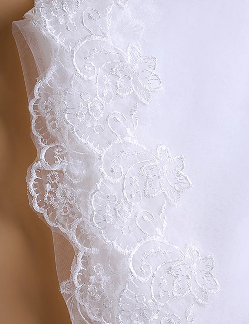 Wedding-Veil-Ivory-White-1-Layer-3-m-Lace-com-renda-Voile-mariage-Bride-accessories-velos (4)