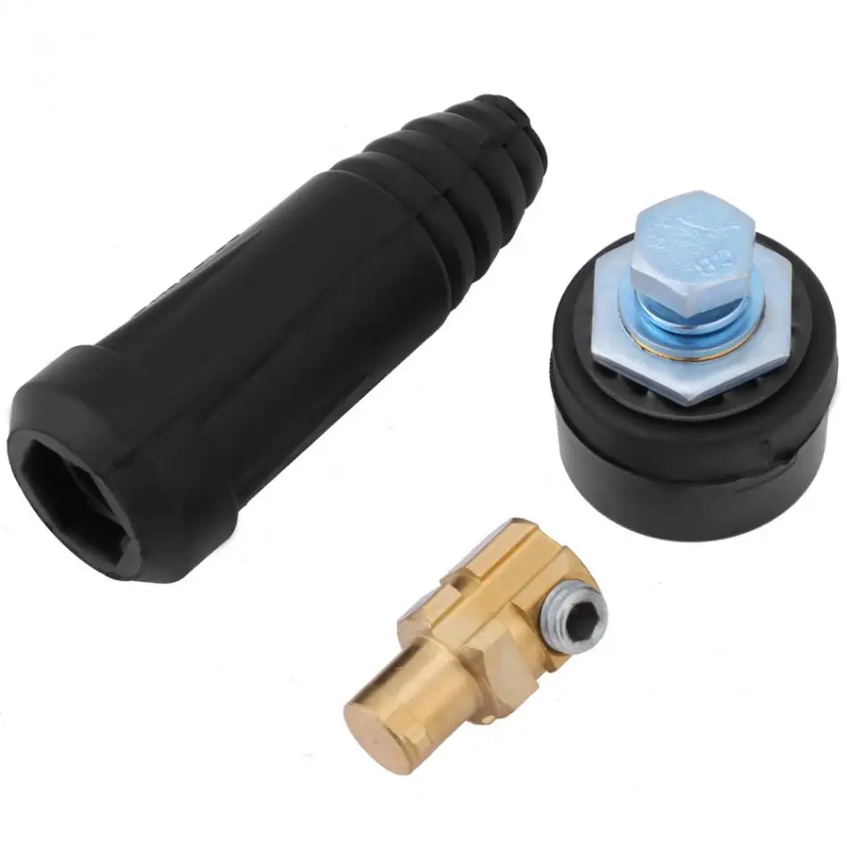 Buy 1 Set 35 50mm European Style Welding Cable Rapid Connector Quick Fitting