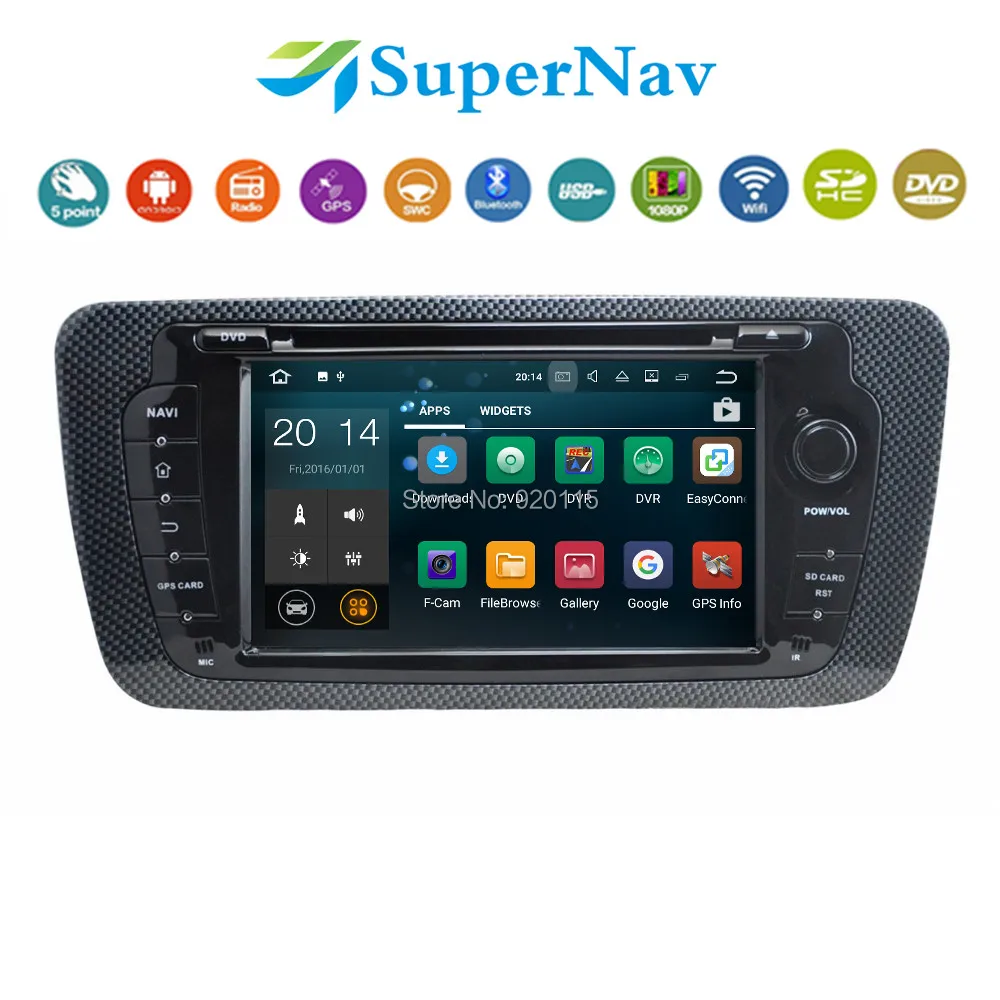 7"Android 7.1 Car DVD Player fit Seat 2013 2012 2011 2010 2009