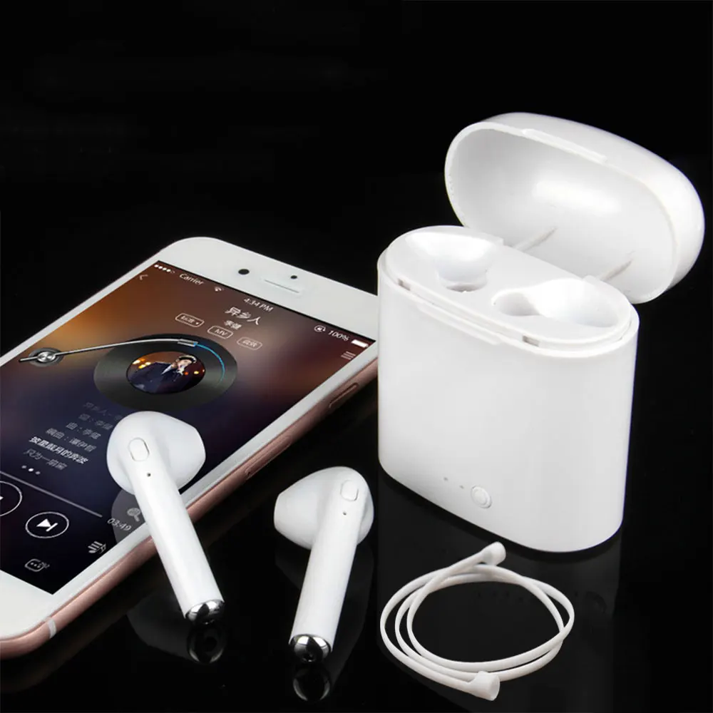 Wireless Earphones Anti lost Rope Wireless Earphone Bluetooth Headset