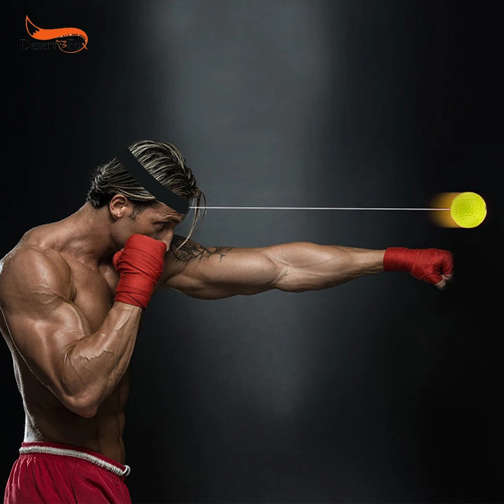 

Boxing Fight Ball Reflex for Training to Improve Speed and Reactions Punch Equipment for Boxing MMA Other Combat SportsTraining