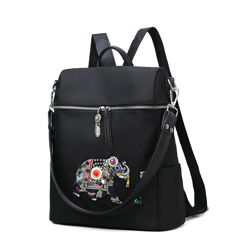 Модный дизайн, женский рюкзак, высокое качество, нейлоновые рюкзаки для девочек-подростков, женские школьные сумки через плечо, рюкзак, сумка для книг