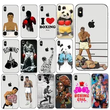 Тонкий чехол для телефона в стиле тайского бокса для iPhone XS Max 8 8Plus 7 6 6splus SE 5S X персональный чехол с пандой из мультфильма