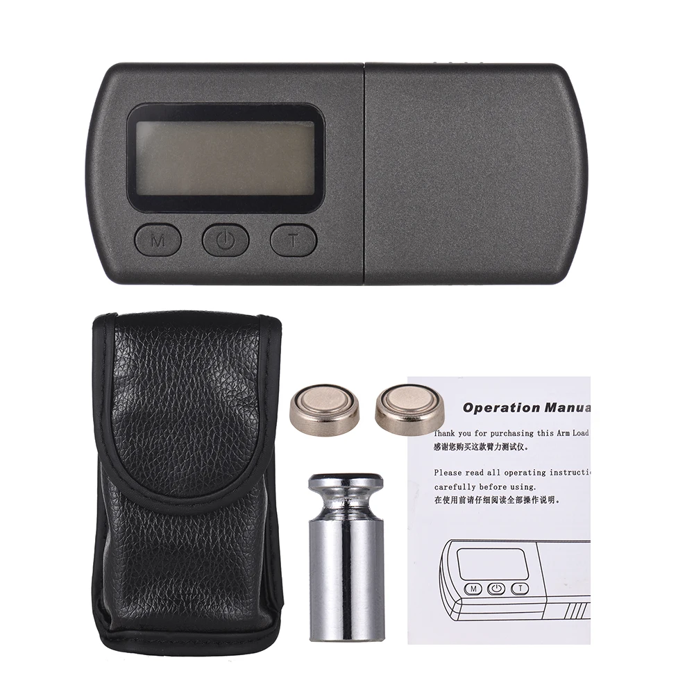 Мини-проигрыватель Phono Stylus Force Scale Gauge +/-0 01 г точный ЖК-дисплей с одной 5g сумкой для