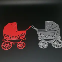 Металл Baby Wagon трафареты для пресс-формы для DIY Скрапбукинг Фотоальбом Декоративные тиснение DIY бумажные карты