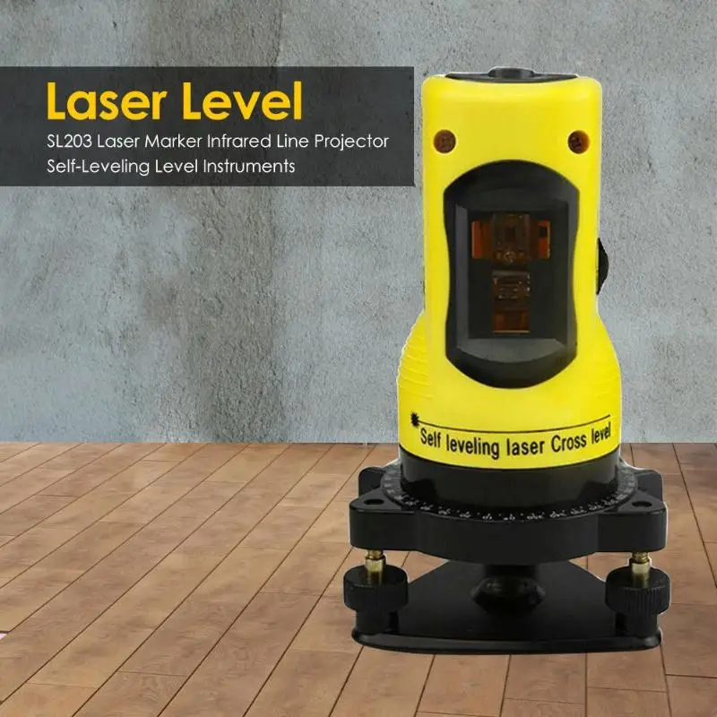 SL203 Cross Laser Level Laser Line Marker Infrared Line Laser Level Instruments Horizontal and