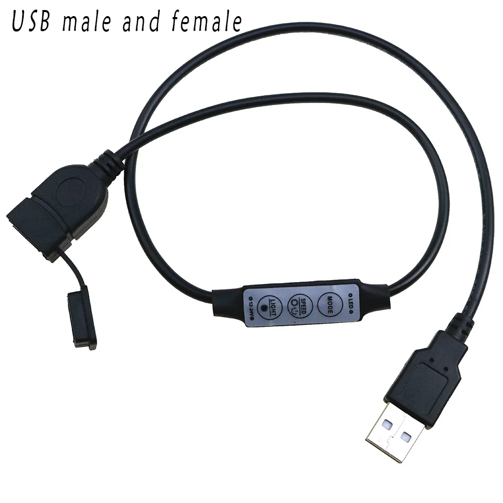 USB RGB светодиодный контроллер DC5V диммер RF беспроводной мини-пульт дистанционного управления для RGB 3528 5050 smd СВЕТОДИОДНЫЙ ленточный светильник 5-24 В 1 шт