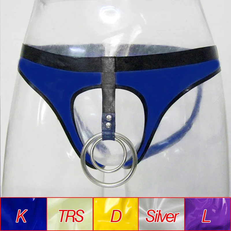 crotchless underwear panties latex rubber thongs shorts briefs fetish penis