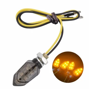 

1 PIC motorcycle turn signal light led blinker for moto amber light flasher lamp bulbs Tail Light flash light for yamaha harley