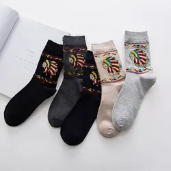 Новые поступления модные Индеец Дизайн носки унисекс мальчик Hipster прохладный хлопок улица скейтборд Носки для девочек