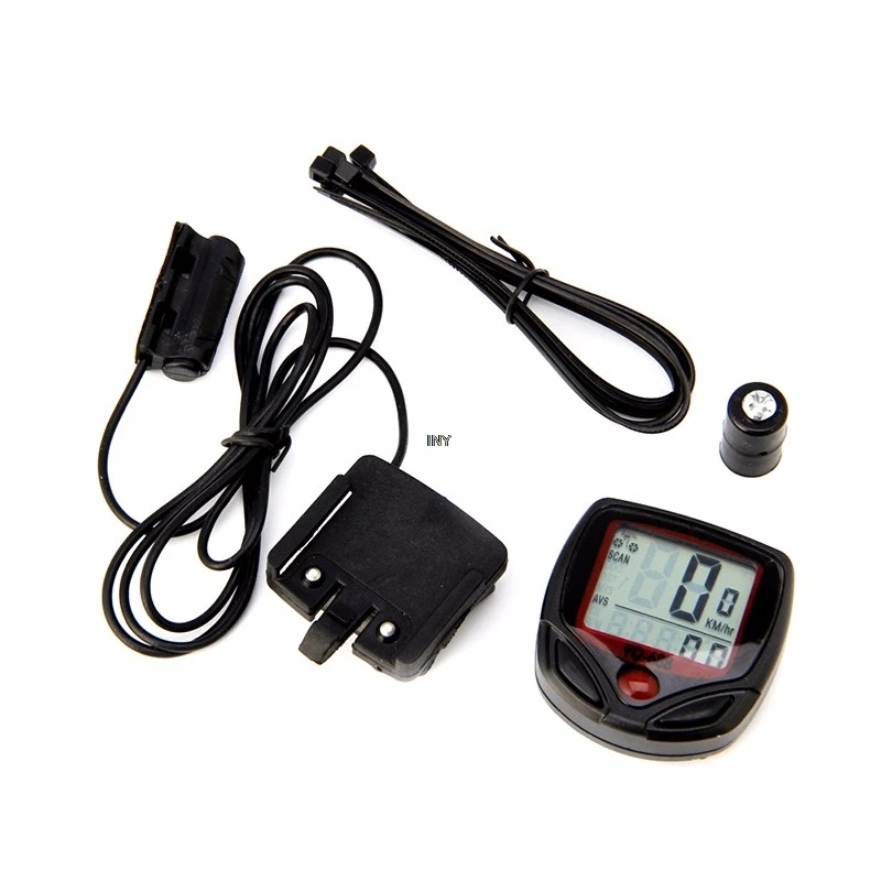 

15 Function Waterproof LCD Bike Bicycle Odometer Speedometer Cycling Speed Meter INY