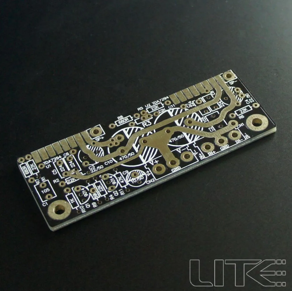 

Free shipping 1pcs TDA7294 Subminiature Power Amplifier Empty Board